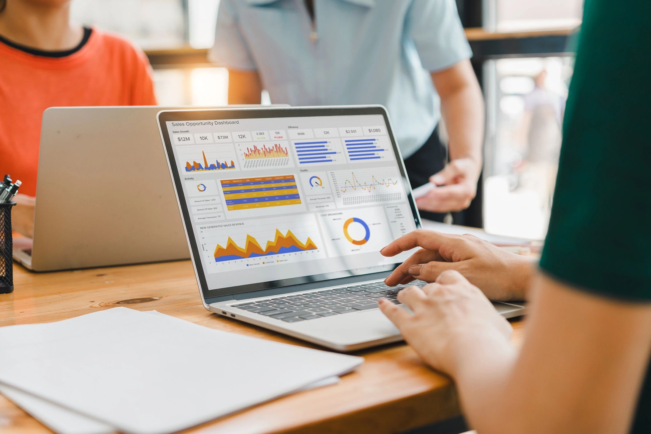 business analytics dashboard