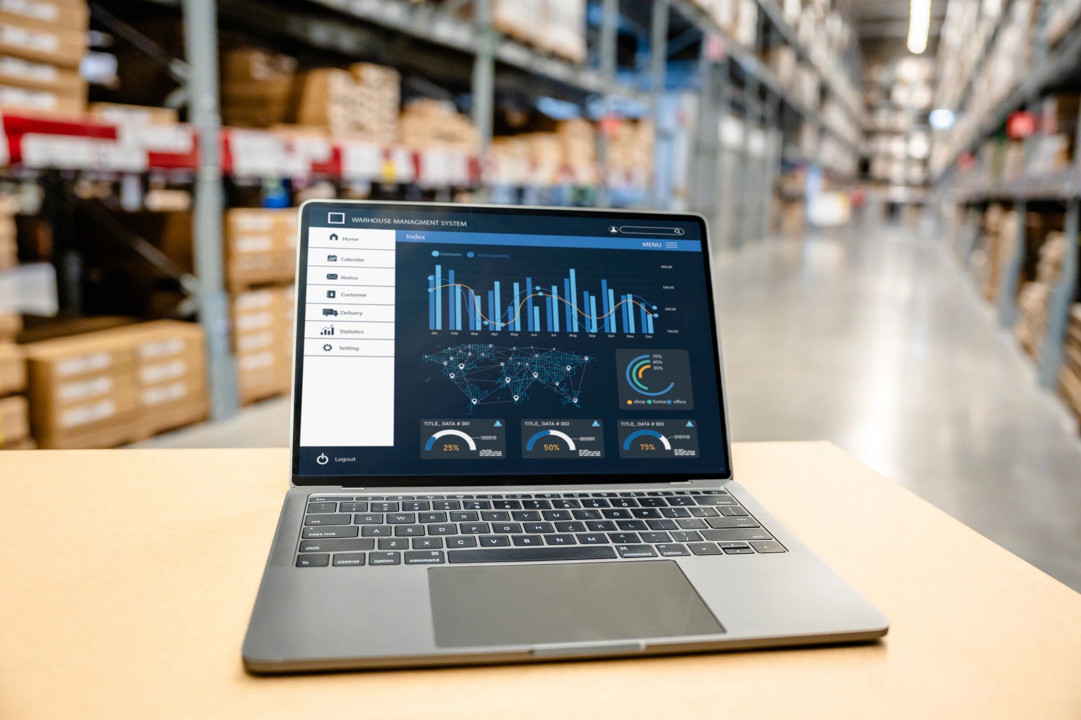 AI supply chain dashboard